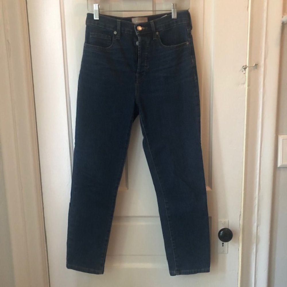 Everlane high rise cigarette jeans